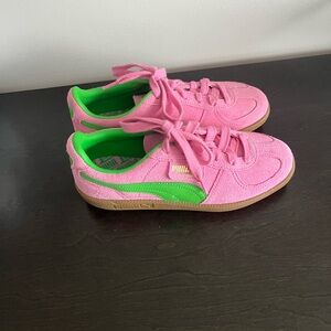 Puma Sneakers in Pink and Green